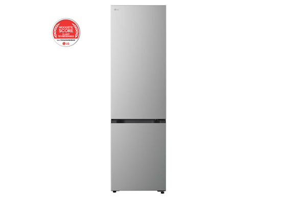 Picture of LG Refrigerator | GBBSJ1CCPY | Energy efficiency class C | Free standing | Combi | Height 186 cm | Fridge net capacity 220 L | Freezer net capacity 113 L | Display | 34 dB | Prime Silver