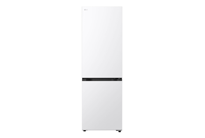 Attēls no LG Refrigerator | GBBSJ1CCSW | Energy efficiency class C | Free standing | Combi | Height 186 cm | Fridge net capacity 220 L | Freezer net capacity 113 L | Display | 34 dB | Super White