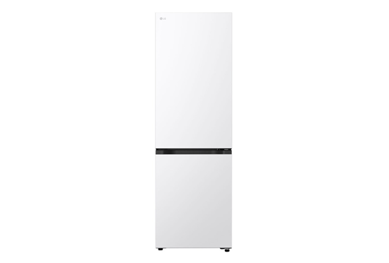 Picture of LG Refrigerator | GBBSJ1CCSW | Energy efficiency class C | Free standing | Combi | Height 186 cm | Fridge net capacity 220 L | Freezer net capacity 113 L | Display | 34 dB | Super White
