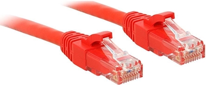 Attēls no Lindy 2m Cat.6 U/UTP Network Cable, Red