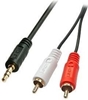 Изображение Lindy Premium Audio Cable 2x Phono 3.5mm, 10m