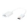 Изображение Logilink | Logilink CV0059B, Display Port 1.2 to VGA Active Adapter with 15cm cable : | White | DisplayPort | VGA