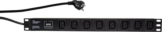 Picture of Logilink Steckdosenleiste 19" 8fach IEC320, schwarz
