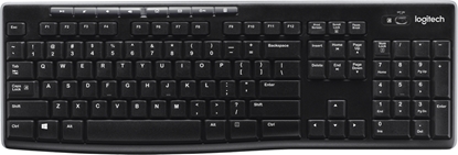 Attēls no Logitech K270 keyboard RF Wireless QWERTY English Black