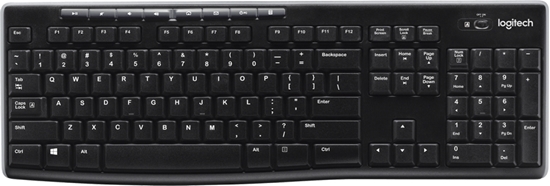 Picture of Logitech K270 keyboard RF Wireless QWERTY English Black