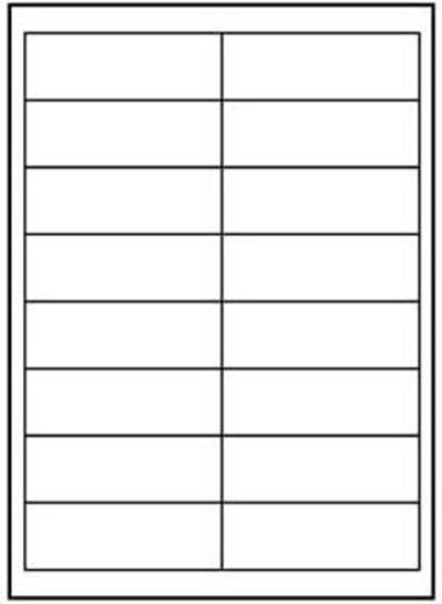 Picture of Logo Etykiety A4, matowe, biae, 25 szt.