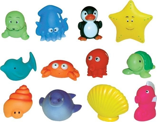 Picture of Ludi zestaw zabawek do kpieli, zwierzta morskie, 12 vnt.
