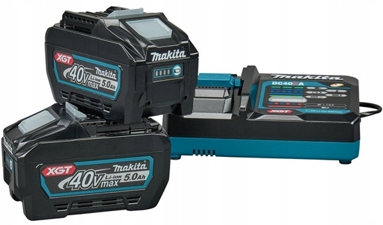 Picture of Makita MAKITA ZESTAW ZASILAJCY 40V 2x5,0Ah XGT (BL4050Fx2+DC40RB)