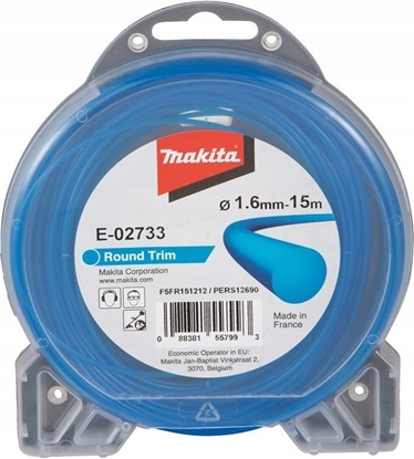 Attēls no Makita E-02733 Mowing String round 1,6mmx15m