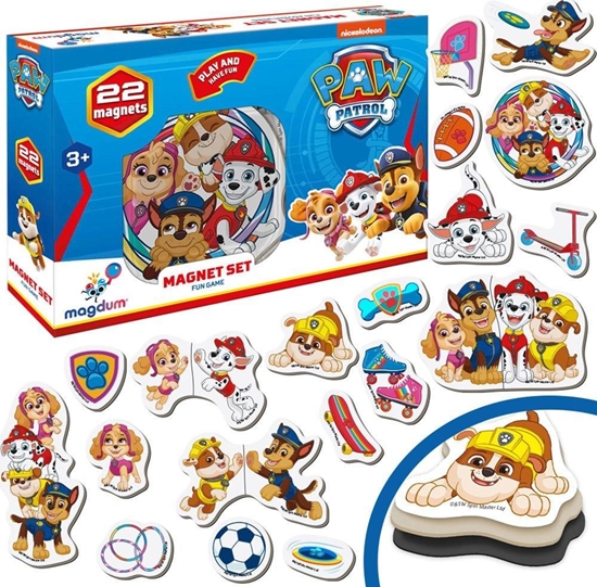 Picture of Maksik Magnesy Psi Patrol 22szt Fune game / chopak ML4034-02