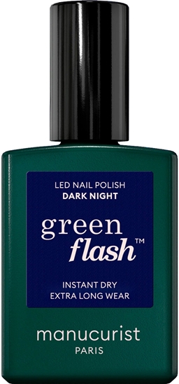 Picture of MANUCURIST_Green Flash Led Gel Nail Lacquer lakier do paznokci Dark Night 15ml