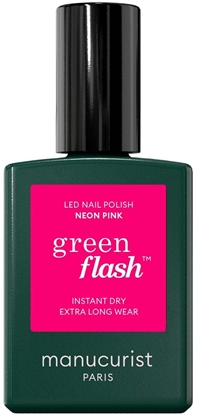 Attēls no MANUCURIST_Green Flash Led Gel Nail Lacquer lakier do paznokci Neon Pink 15ml