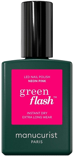 Picture of MANUCURIST_Green Flash Led Gel Nail Lacquer lakier do paznokci Neon Pink 15ml