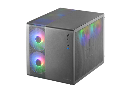 Picture of Mars Gaming MC400W Computer case mATX / black