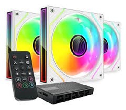 Изображение Mars Gaming MF3DPROKITW ARGB 120mm Remote Control Computer Cooler Kit