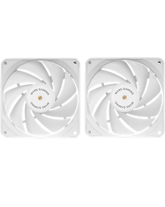 Изображение Mars Gaming MFNCLX2W PWM Fan kit 2x 120mm / FDB