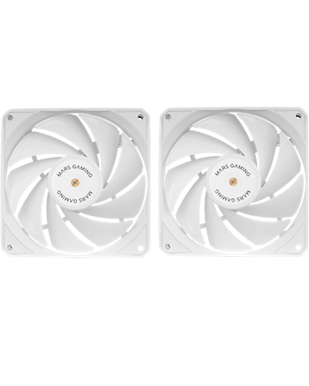 Изображение Mars Gaming MFNCLX2W PWM Fan kit 2x 120mm / FDB