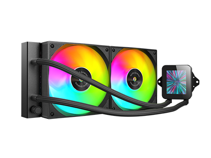 Изображение Mars Gaming MLVISION240 Liquid Cooling System with 360º LCD / TDP up to 500W