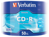 Изображение Matricas CD-R Verbatim Data Life 700MB 1x-52X Extra Protection 50 Pack Wrap Spindle