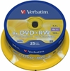 Изображение Matricas DVD+RW SERL Verbatim DLP 4.7GB 4x 25 Pack Spindle