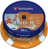 Изображение Matricas DVD-R AZO Verbatim 4.7GB 16x Wide Printable ID Brand 25 Pack Spindle