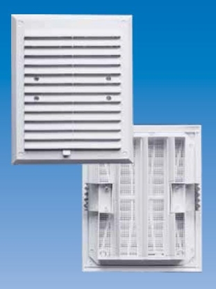 Picture of Maxpol Kratka wentylacyjna z aluzj 175x215mm brzowa - 073