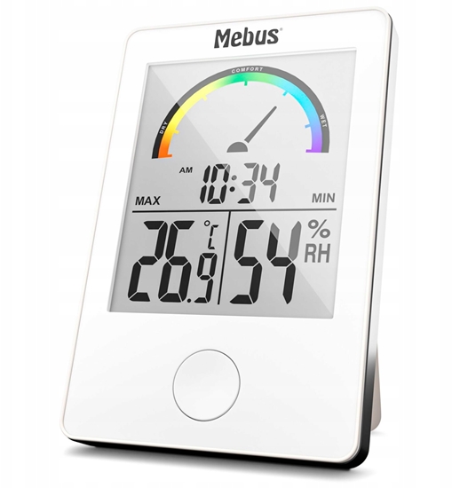 Изображение Mebus 11130 Thermo-Hygrometer white