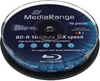 Изображение Mediarange Bluray 50GB 10pcs BD-R cake 6x Inkjet Fullprint.