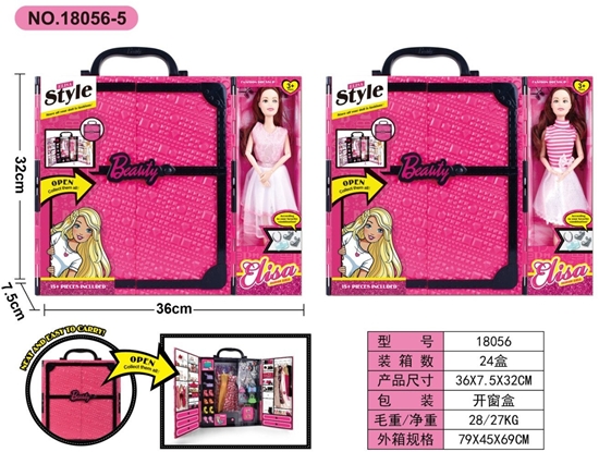 Picture of MEGA Zestaw Garderoba + Lalka EDUKAMP