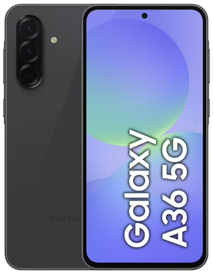 Изображение MOBILE PHONE GALAXY A36 5G/256GB BLACK SM-A366B SAMSUNG