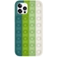 Picture of Mocco Bubble Antistress Case for Apple iPhone 12 / 12 Pro Dark Green