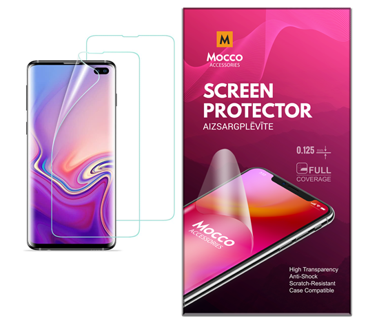 Изображение Mocco Full Coverage 0.125mm Clear Screen Protector for Apple iPhone X / iPhone XS / iPhone 11 Pro