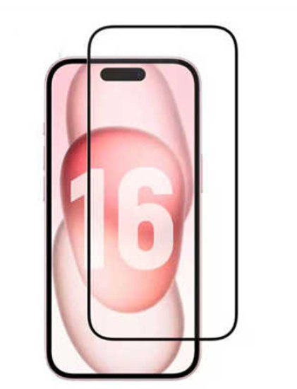 Picture of Mocco Full Face / Full Glue Tempered Glass Full Coveraged with Frame Apple iPhone 16 Pro