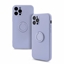 Picture of Mocco Pastel Ring Silicone Back Case for Samsung Galaxy S21 FE 5G Violet