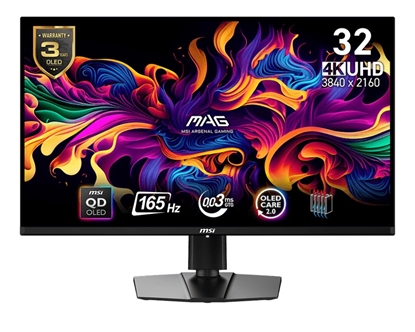 Изображение Monitor MAG 321UP QD-OLED 31.5 cala UHD/LED/Flat/165Hz/czarny