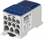 Изображение MOREK Blok dystrybucyjny - rozdzielczy OJL280A niebieski we: 1xAl/Cu 35-120 wy: 2x6-35mm2/5x2,5-16mm2/ 4x2,5-10mm2 1000V MAB1281B10