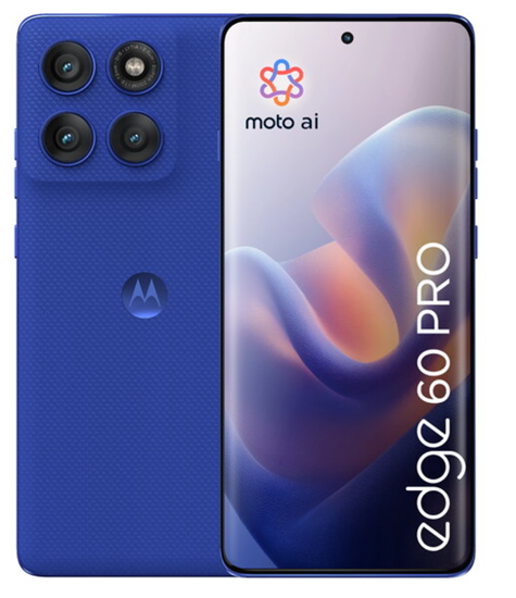 Изображение Smartfon Motorola Edge 60 Pro 5G 12/512GB Niebieski (PB7X0007SE)