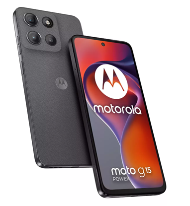 Attēls no Smartfon Motorola Moto G15 Power 8/256GB Grafitowy (PB6G0001PL)