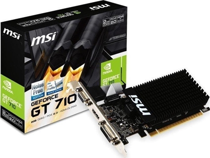 Attēls no MSI GeForce GT710 2GB DDR3 LP Video card