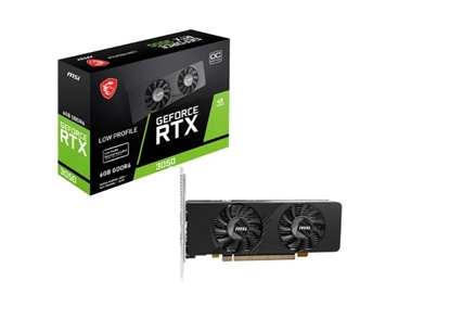 Attēls no MSI GeForce RTX 3050 LP E 6GB OC