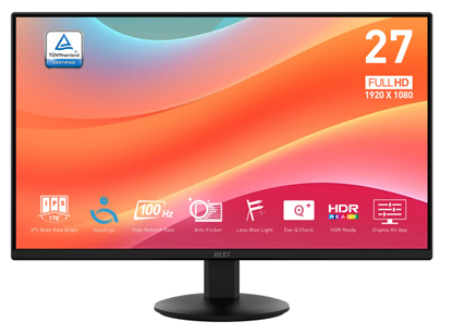 Attēls no MSI Pro MP272L Full HD LED Monitor 27"