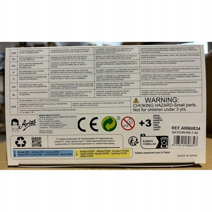 Attēls no Munecas Arias Arias lalka dziewczynka z ubraniami na co dzie 36 cm