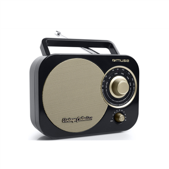 Picture of Muse | Portable radio | M-055RB | AUX in | Black/Gold