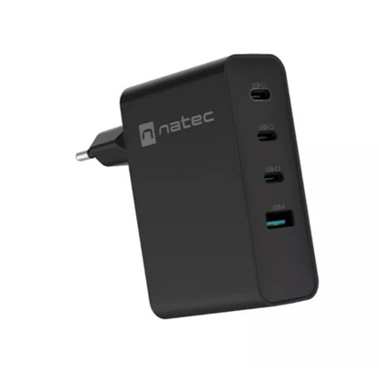 Изображение Natec Ribera USB-A + 3x USB-C Network Charger 100W