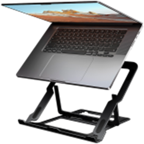 Изображение NB ACC STAND 10"-17.3"/ALUMINUM BLACK STND-LAB AXAGON