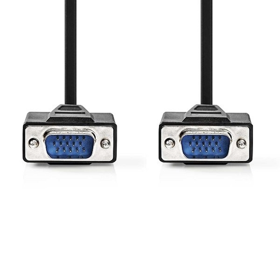 Изображение Nedis Adapter to Transfer VGA (M) to VGA (M) 30m Black