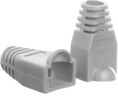 Picture of NetRack Osonka na wtyk RJ45 szara (100 szt) (NP48)