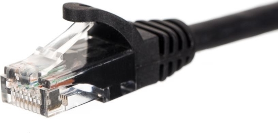 Изображение NetRack patchcord RJ45, osonka zalewana, kat. 6 UTP, 3m czarny (BZPAT36K)