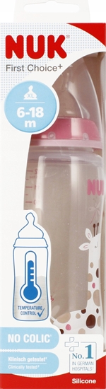 Изображение NUK BUTELKA 300ML SMOCZ 6-18M ROZ FC 10216248