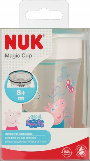 Изображение NUK Kubek do picia Peppa pig Magic Cup 230ml, turkusowy